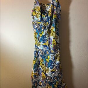 Floral Multicolor Maxi Dress